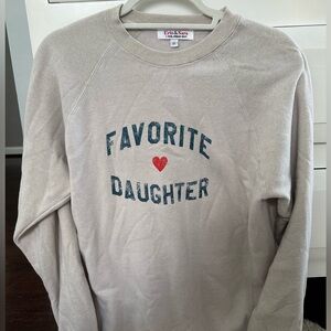 Favorite daughter crewneck size small